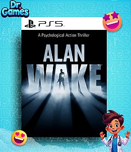 ALAN WAKE (REMASTERED EDITION) - PS5 MÍDIA DIGITAL
