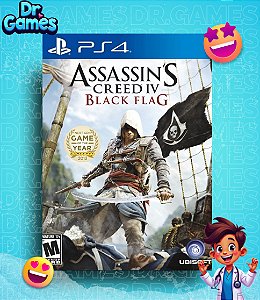 ASSASSIN'S CREED IV BLACK FLAG (EDIÇÃO PADRÃO) - PS4 MÍDIA DIGITAL