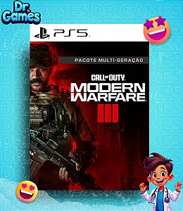CALL OF DUTY®: MODERN WARFARE III (EDIÇÃO PADRÃO) - PS5 MÍDIA DIGITAL