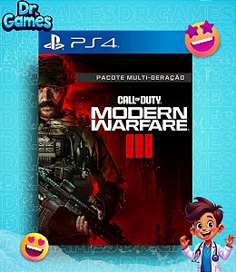 CALL OF DUTY®: MODERN WARFARE III (EDIÇÃO PADRÃO) - PS4 MÍDIA DIGITAL