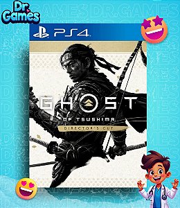 GHOST OF TSUSHIMA (EDIÇÃO VERSÃO DO DIRETOR) - PS4 MÍDIA DIGITAL