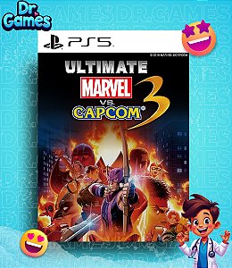 ULTIMATE MARVEL VS. CAPCOM 3 (EDIÇÃO PADRÃO) - PS5 MÍDIA DIGITAL