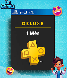 PS PLUS DELUXE - PSN PLUS DELUXE (1 MÊS) - PS4 MÍDIA DIGITAL