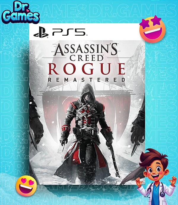 ASSASSIN'S CREED ROGUE (REMASTERED EDITION) - PS5 MÍDIA DIGITAL