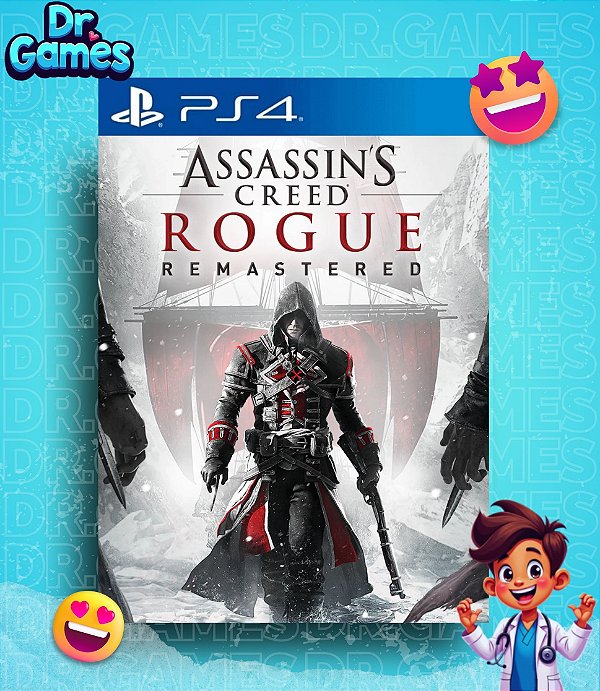 ASSASSIN'S CREED ROGUE (REMASTERED EDITION) - PS4 MÍDIA DIGITAL