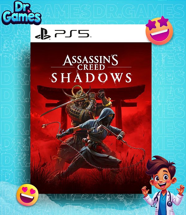 ASSASSIN'S CREED SHADOWS (EDIÇÃO PADRÃO) - PS5 MÍDIA DIGITAL