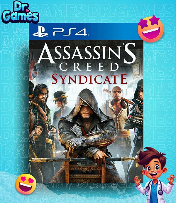 ASSASSIN'S CREED SYNDICATE (EDIÇÃO PADRÃO) - PS4 MÍDIA DIGITAL