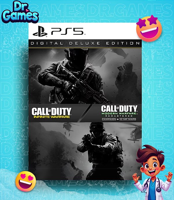 CALL OF DUTY®: INFINITE WARFARE + MODERN WARFARE REMASTERED (LEGACY EDITION) - PS5 MÍDIA DIGITAL