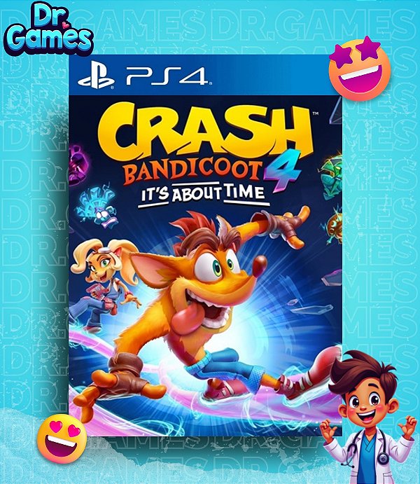 CRASH BANDICOOT™ 4: IT'S ABOUT TIME (EDIÇÃO PADRÃO) - PS4 MÍDIA DIGITAL