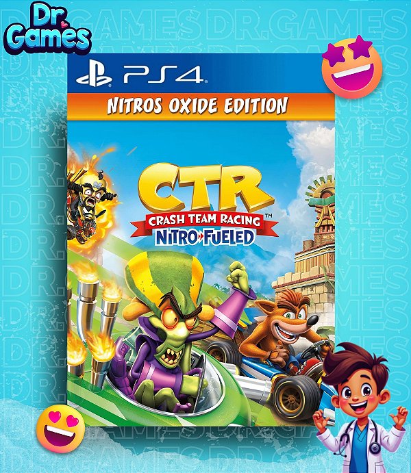 CRASH™ TEAM RACING NITRO-FUELED (NITROS OXIDE EDITION) - PS4 MÍDIA DIGITAL