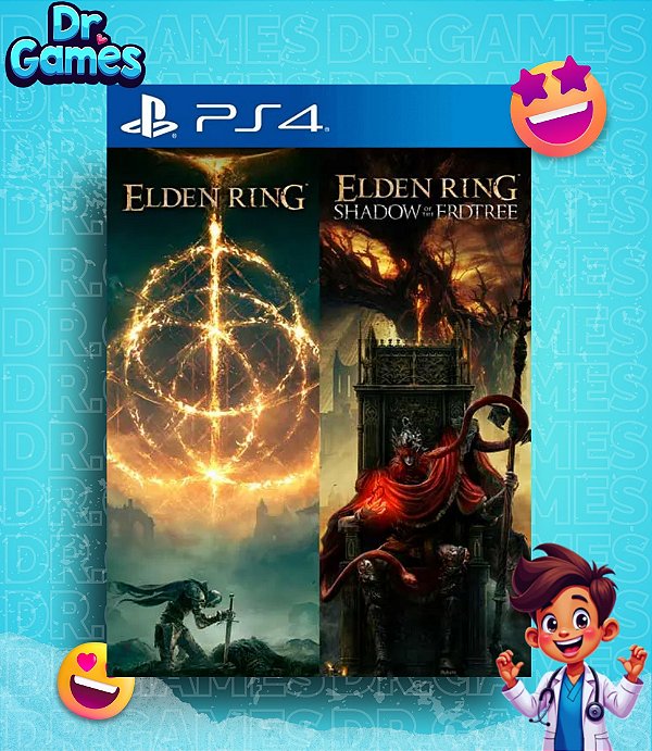 ELDEN RING + DLC SHADOW OF THE ERDTREE (EDIÇÃO SOTE) - PS4 MÍDIA DIGITAL