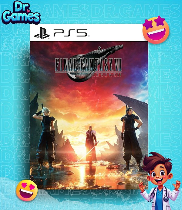 FINAL FANTASY VII REBIRTH (EDIÇÃO PADRÃO) - PS5 MÍDIA DIGITAL