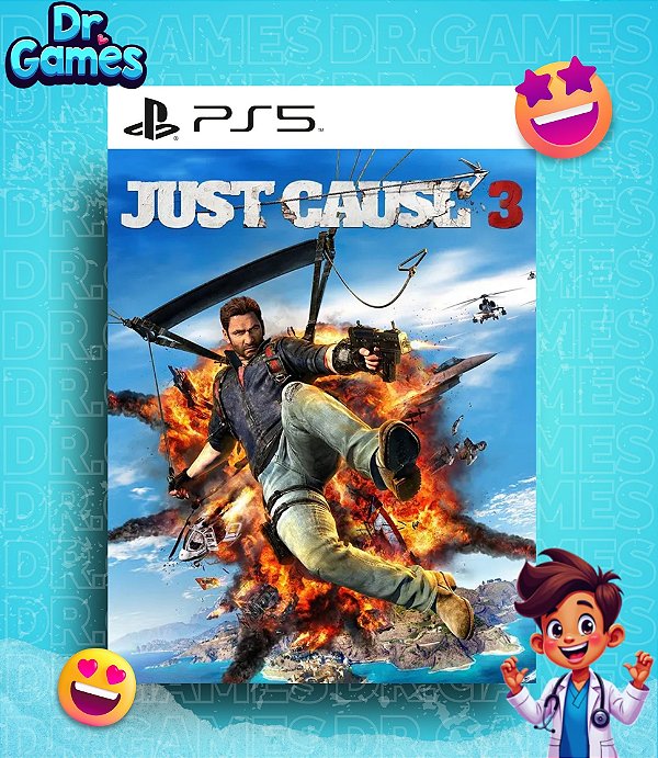 JUST CAUSE 3 (EDIÇÃO PADRÃO) - PS5 MÍDIA DIGITAL