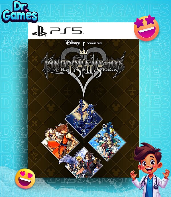 KINGDOM HEARTS HD 1.5 +2.5 ReMIX (EDIÇÃO PADRÃO) - PS5 MÍDIA DIGITAL