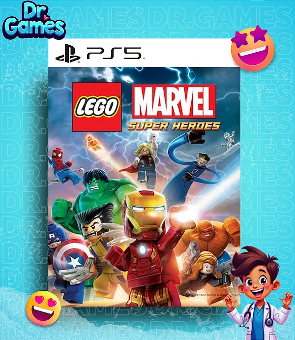 LEGO® MARVEL™ SUPER HEROES (EDIÇÃO PADRÃO) - PS5 MÍDIA DIGITAL