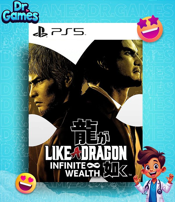 LIKE A DRAGON: INFINITE WEALTH (EDIÇÃO PADRÃO) - PS5 MÍDIA DIGITAL
