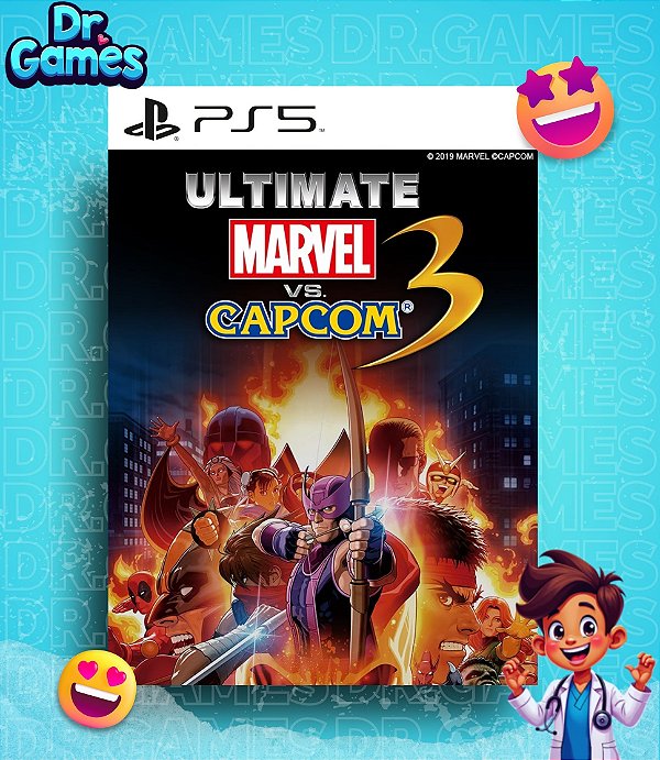 ULTIMATE MARVEL VS. CAPCOM 3 (EDIÇÃO PADRÃO) - PS5 MÍDIA DIGITAL