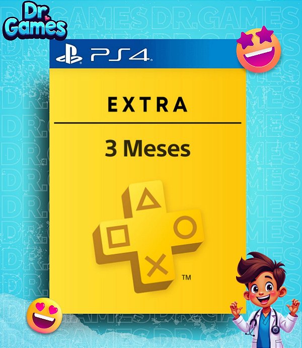 PS PLUS EXTRA - PSN PLUS EXTRA (3 MESES) - PS4 MÍDIA DIGITAL